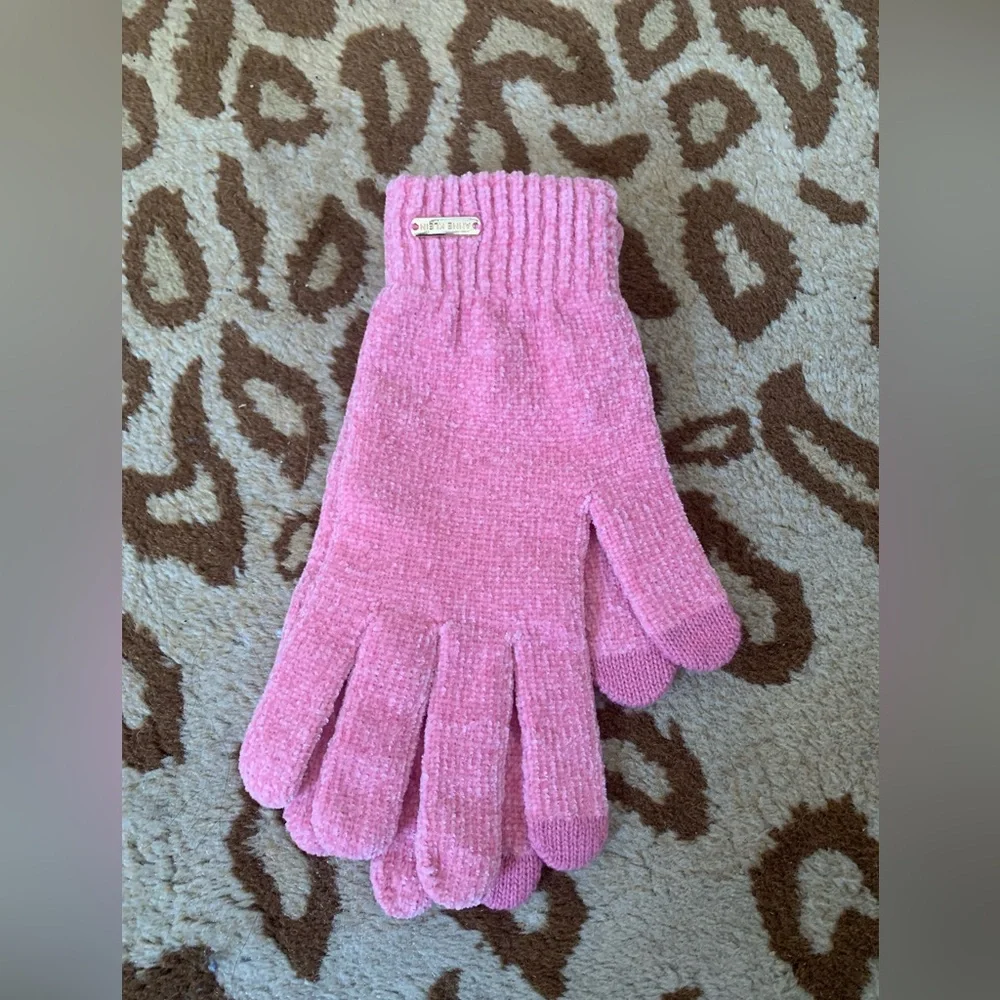 Anne Klein Pink Knit Gloves NWOT!